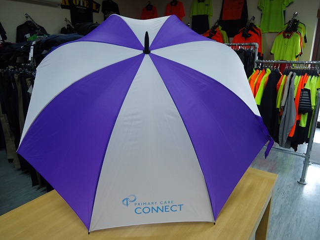 Screen print golf umbrella