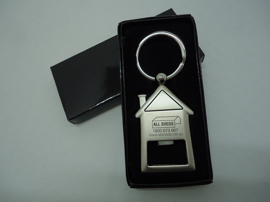 » Laser engraved keyring