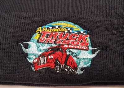Embroidered beanie