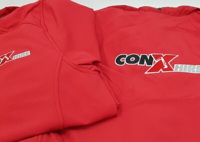 Embroidered soft shell