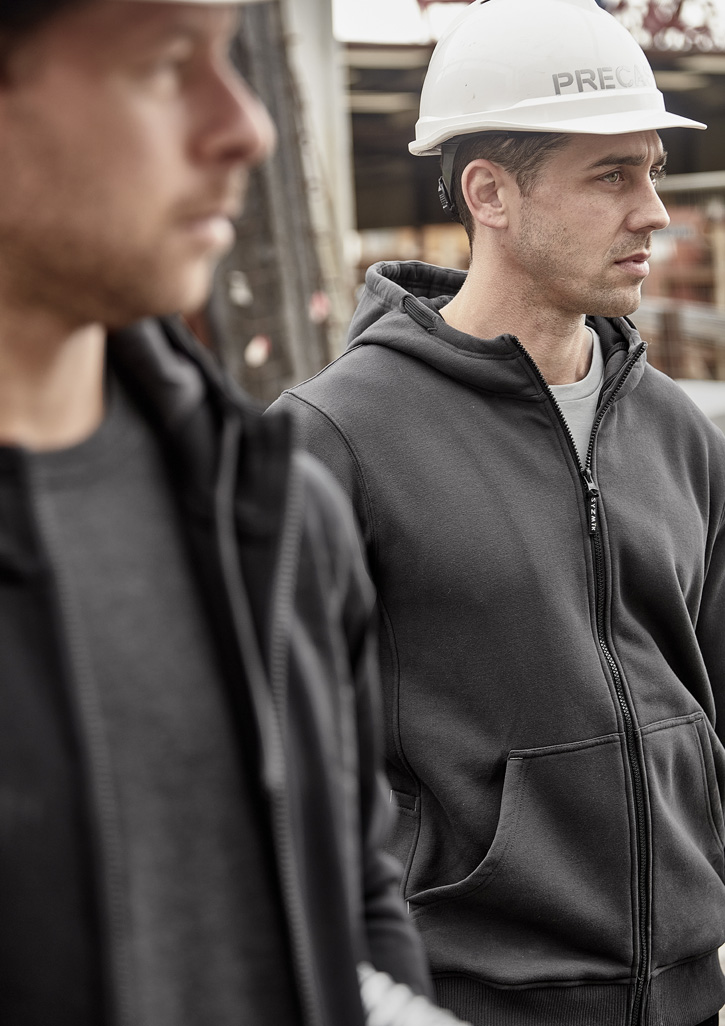 Unisex Zip Front Multi-Pocket Hoodie - ZT468 - Image 9