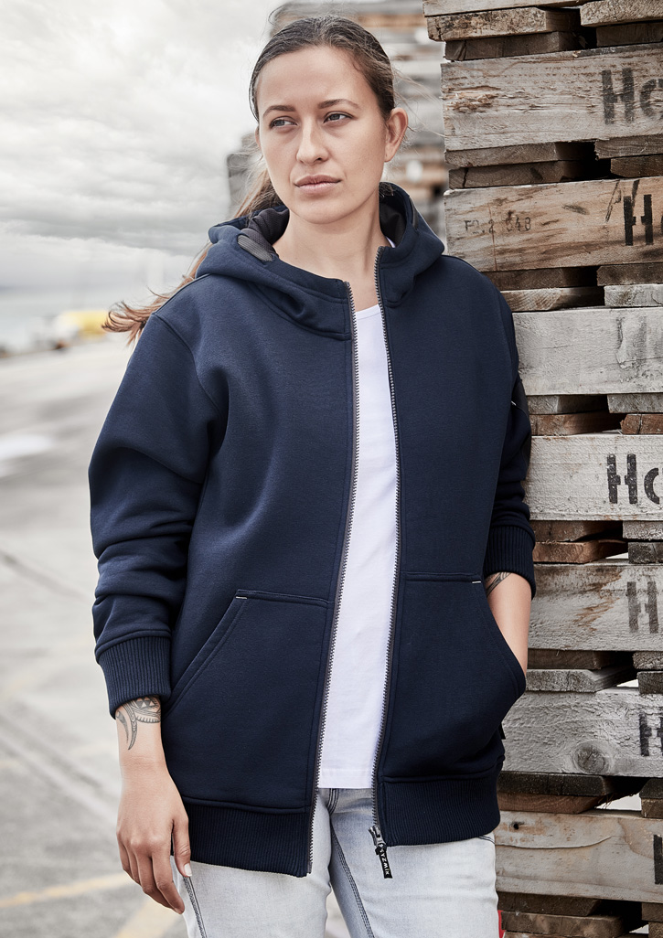 Unisex Zip Front Multi-Pocket Hoodie - ZT468 - Image 8