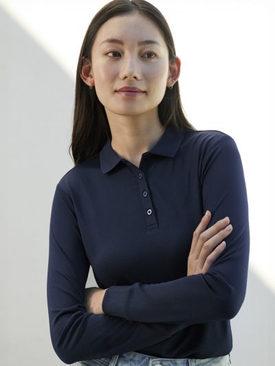 Womens Action Long Sleeve Polo
