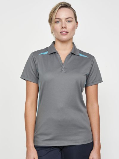 PS94 LADIES SUSTAINABLE POLY/COTTON CONTRAST SS POLO