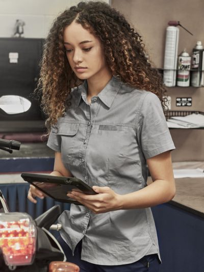 Womens Lightweight Tradie Short Sleeve Shirt